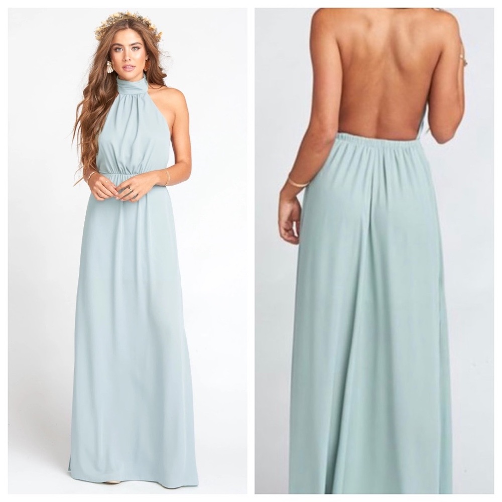 Show Me Your MuMu Collete Sage Maxi Dress